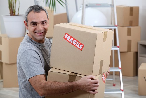 Fragile items and furniture wrapped for safe local removals in Forestgate