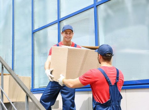 Fire safety equipment and clear aisles in a storage facility