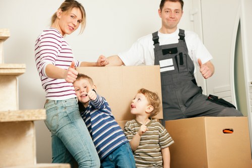 Careful packing materials for removals in Forestgate